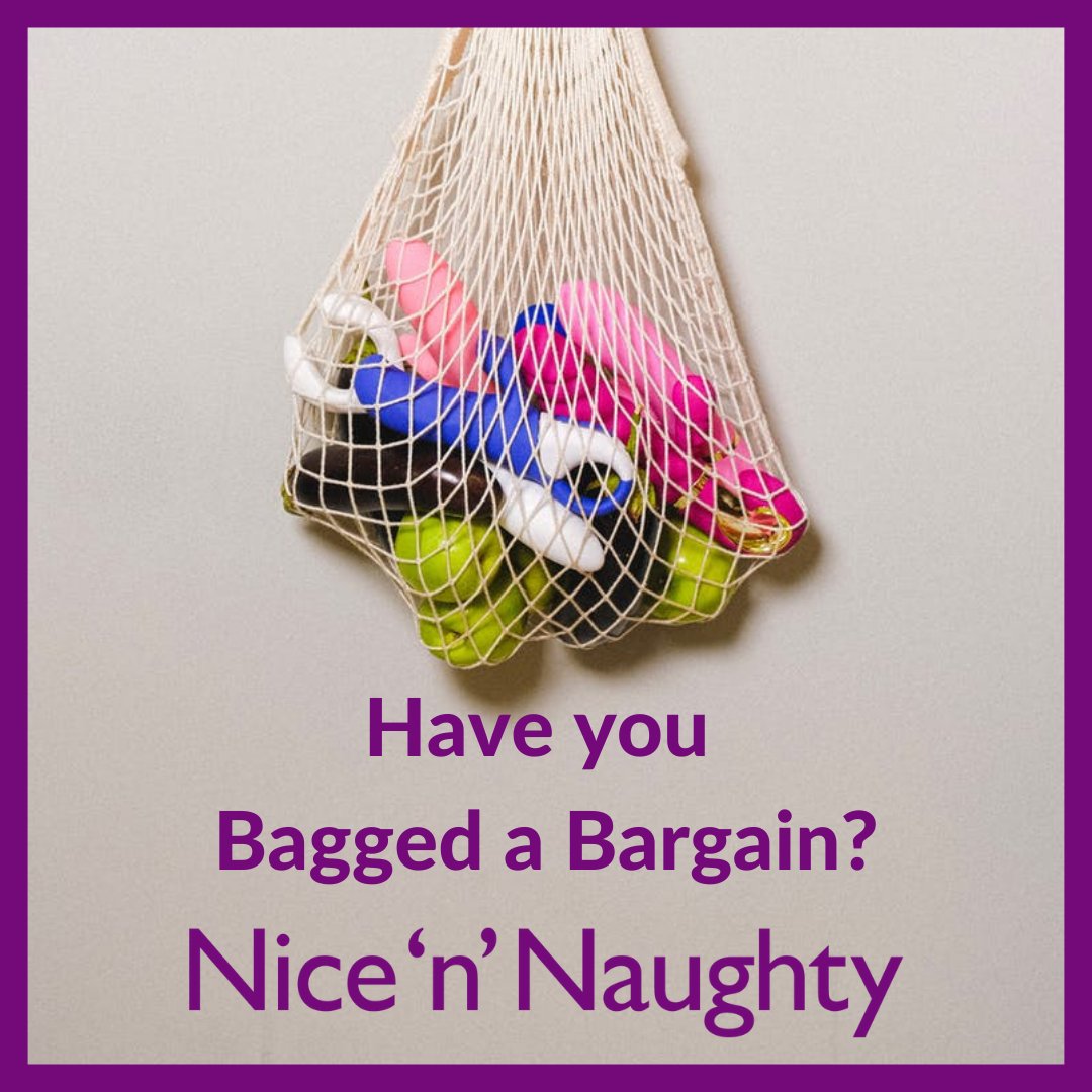 Have you checked out our #Outlet section yet?⁠
⁠
There's 100's of lines to choose from, and find it here> bit.ly/NnNOutlet⁠
⁠
So its time to grab a #bargain, but remember, when its gone its gone!⁠
⁠
#Sale #Nice #Naughty #SexToys