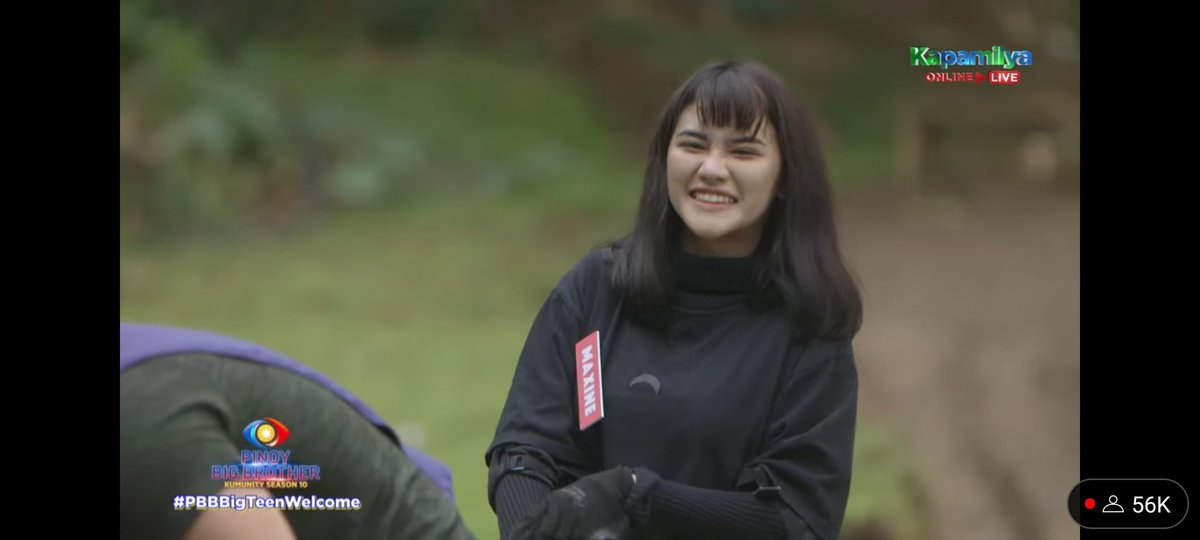 MaxTineOFC's tweet photo. Hindi pa daw naf-fall si Maxine pero parang handa na daw ngayon. HAHAHAHA Kuya @robertmarion kanino daw po?

#PBBBigTeenWelcome
WELCOME SA BNK DUSTINE https://t.co/CL4ulnoGZF