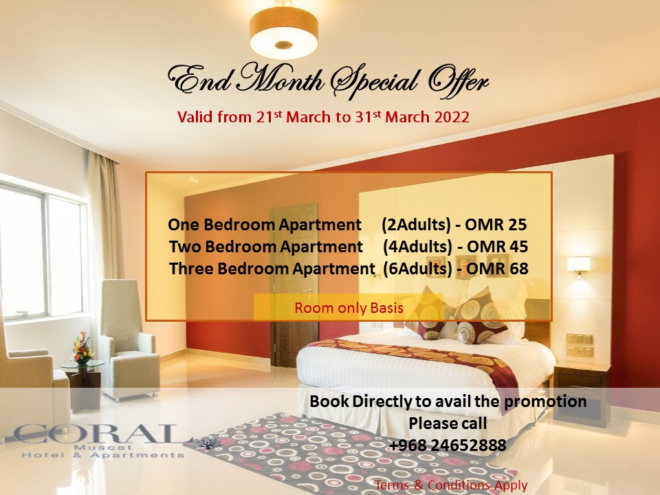 Coral_Muscat's tweet photo. Month End Offer Valid From 21st March to 31st March 2022 https://t.co/VUOju2zE0m