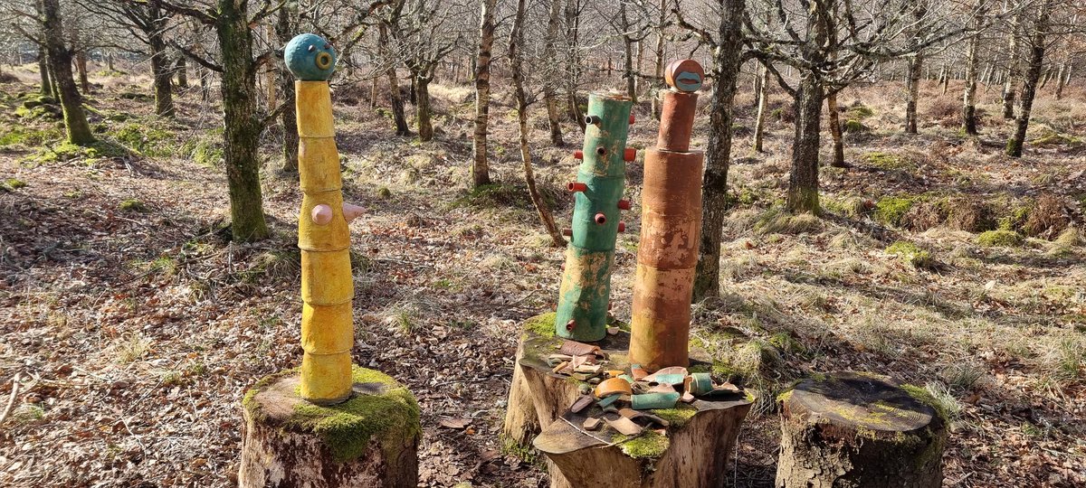 ColliesandCakes's tweet photo. Fantastic walk on the @PoetryPath (Corbenic Poetry Path) this morning with @BobOnSkye
&amp;  the furry boys. Beautiful countryside dotted with poetry and art installations, created by volunteers for the public to enjoy #perthshire #Scotland https://t.co/gJiMDzM1o6
