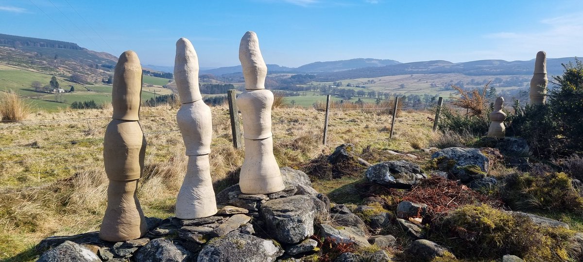 ColliesandCakes's tweet photo. Fantastic walk on the @PoetryPath (Corbenic Poetry Path) this morning with @BobOnSkye
&amp;  the furry boys. Beautiful countryside dotted with poetry and art installations, created by volunteers for the public to enjoy #perthshire #Scotland https://t.co/gJiMDzM1o6