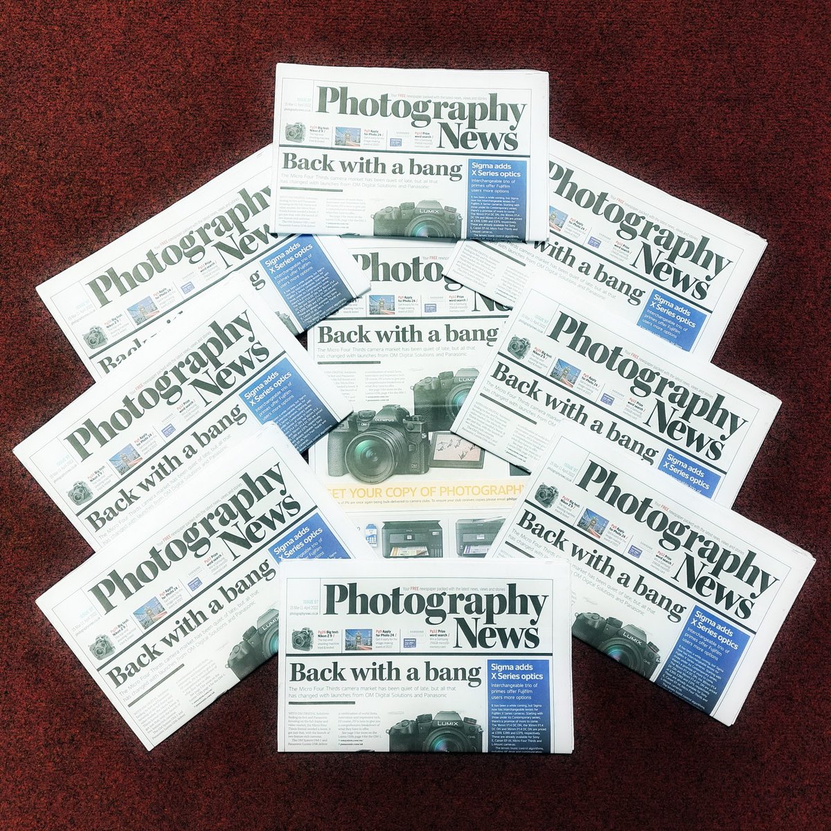 Hot off the press! The new issue of photography news has just arrived, pick up your FREE copy, in-store now.