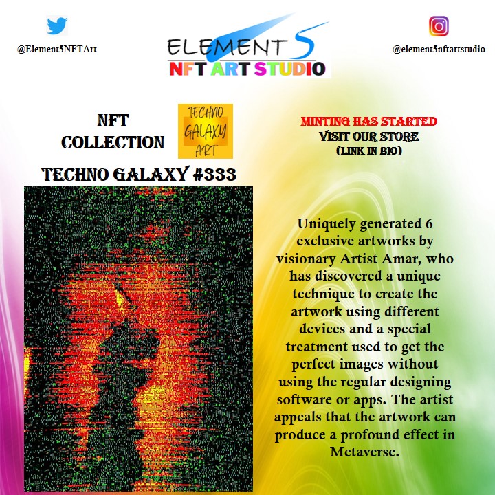 Element 5 NFT Art Studio tweet media