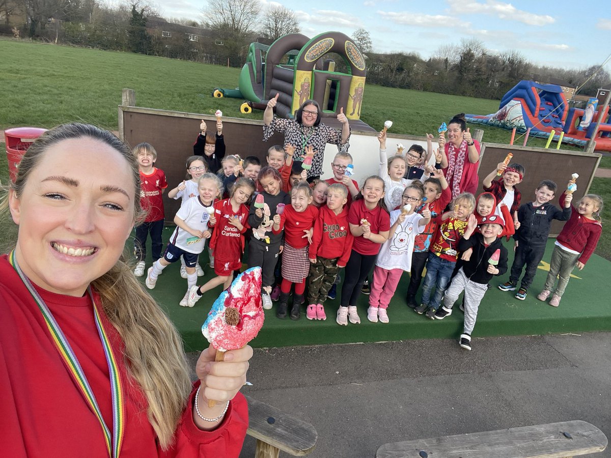 Locking Stumps PTA (@lockiespta) on Twitter photo Congrats to <a href="/LockiesCPS/">Locking Stumps CPS</a> for winning “School of the Year” and Mr Vermiglio for winning “Head Teacher of the Year” in the <a href="/warringtonnews/">Warrington Guardian</a> #WGSchoolAwards22!
We were so excited to sponsor an ice cream and bouncy castle celebration for the whole school! Congrats to <a href="/LockiesCPS/">Locking Stumps CPS</a> for winning “School of the Year” and Mr Vermiglio for winning “Head Teacher of the Year” in the <a href="/warringtonnews/">Warrington Guardian</a> #WGSchoolAwards22!
We were so excited to sponsor an ice cream and bouncy castle celebration for the whole school!