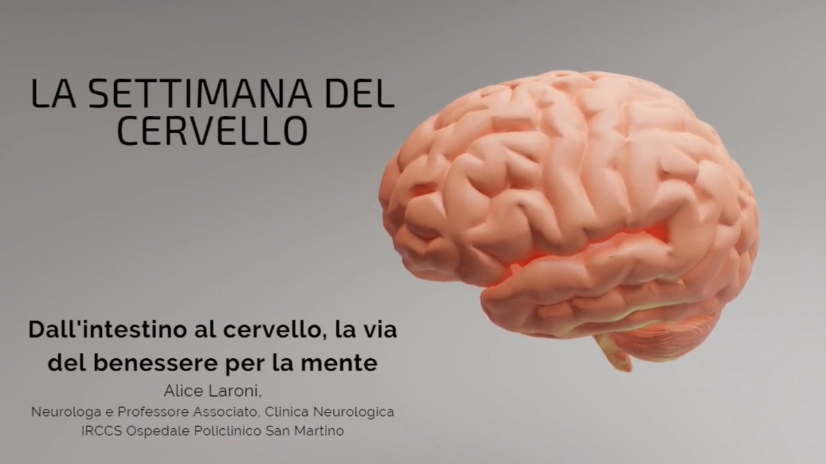 SanMartino_Ge's tweet photo. L’intestino influenza il funzionamento del cervello?

Un nuovo appuntamento con i video della #SettimanadelCervello, per affrontare l’importanza della comunicazione tra #intestino e #cervello.

https://t.co/q8wld9uM2X

#BrainWeek https://t.co/3umb0Fq3Dm