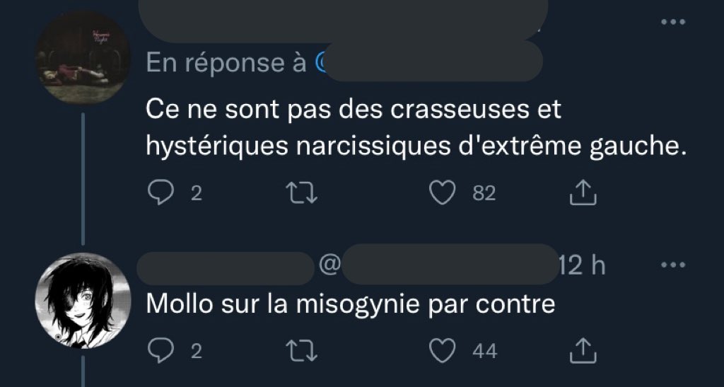 lilli_amorecute's tweet photo. « Mollo sur la misogynie par contre » https://t.co/8nRlT73I86