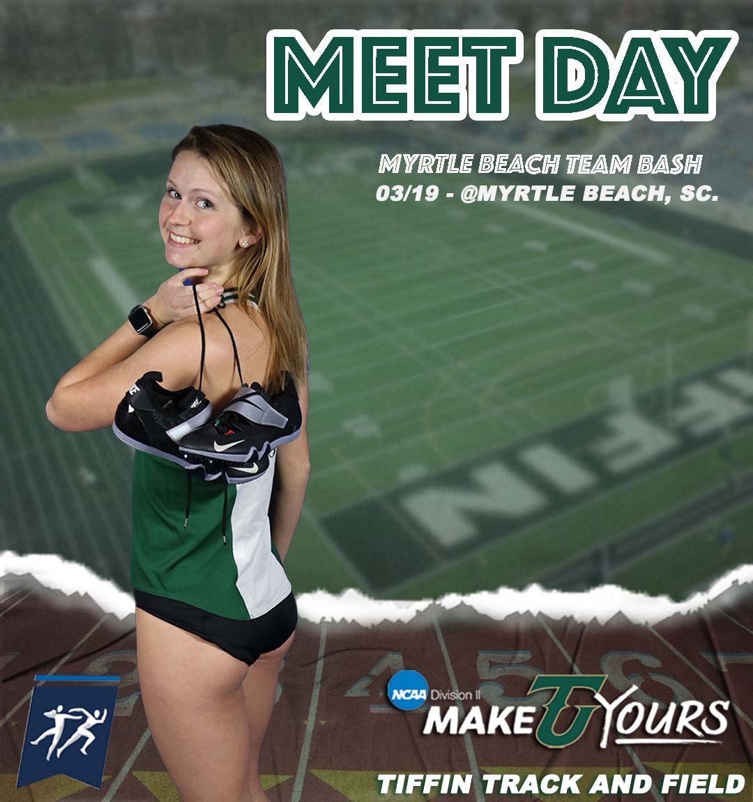 🚨MEET DAY🚨

🏃‍♀️🐉🐲 #gogons #dragonnation #trackandfield #win <a href="/TiffinXCTF/">Tiffin University Track & Field</a>

📈: officialmyrtlebeachsports.com/alan-connie-sh…