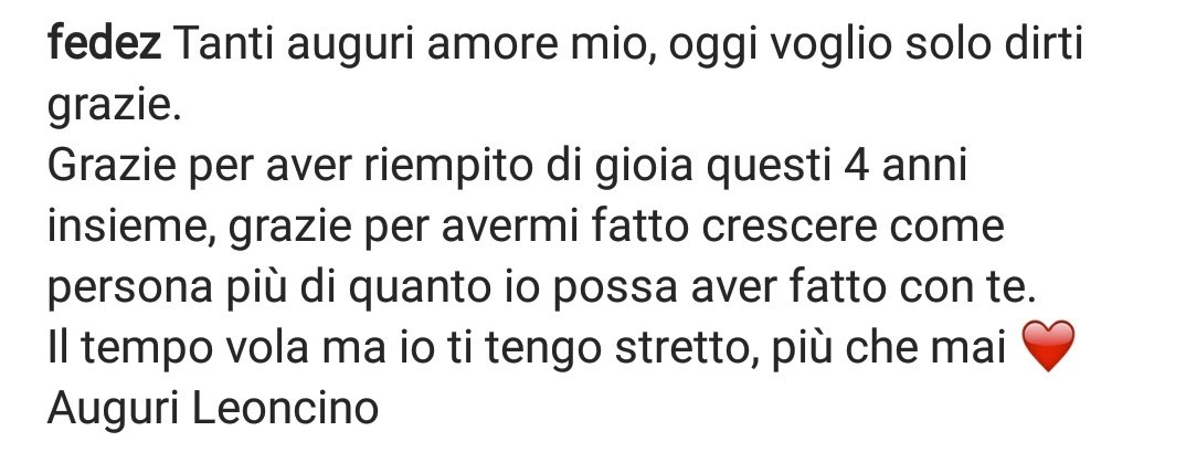 dreamingtom's tweet image. sto piangendo per il messaggio di Fedez per il compleanno di Leone❤️‍🩹