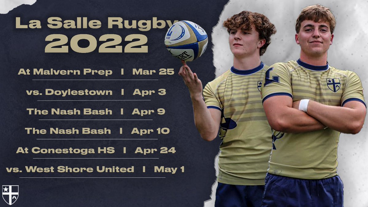 MDerrick_LSCHS's tweet photo. Check out the final preseason matchup for #LaSalleRugby today at 1pm vs. Delbarton School on Meehan Turf Field. Regular season begins next weekend. Graphic by #WEXPtv Christian Daikeler '22 https://t.co/cxi6g2Tx8i