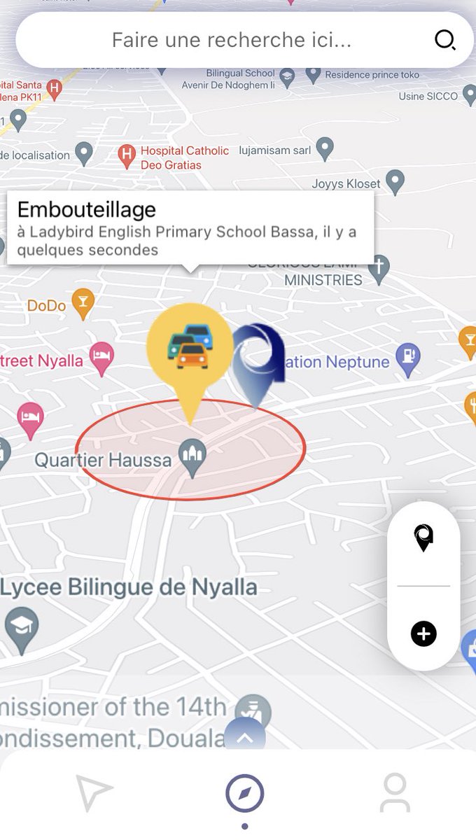 MapaneApp's tweet photo. 🚨 Embouteillage 
Entre logbaba et Nyalla 

#jamtraffic #Douala https://t.co/6tQzFdWObt
