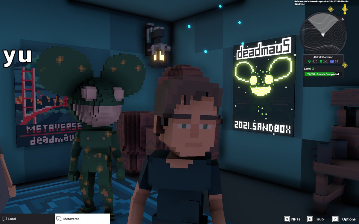 dkm0d3's tweet photo. @TheSandboxGame @deadmau5 I just participated in the daily #SandboxAlphaS2Contest for a chance to earn up to 1,000 $SAND! Starting March 17 - Selfie with Deadmau5. Check out my screenshot below!
👇 #SandboxAlphaS2 https://t.co/RMVQAuVAQW