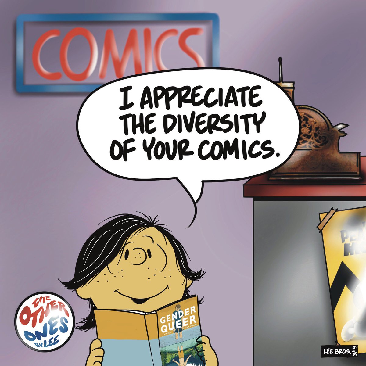 OtherOnesbyLee's tweet photo. Introducing Mari. #radicalhealing #graphicmedicine #notother #diversityincomics #webcomic #genderqueer https://t.co/DsE3WpAlKZ