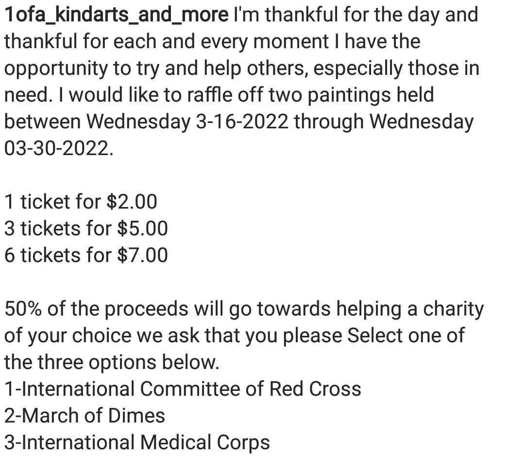 1ofakindarts's tweet photo. @DaveVescio Can u help to share this post and help us donate to Ukrainian people. https://t.co/ERUEUbY14F