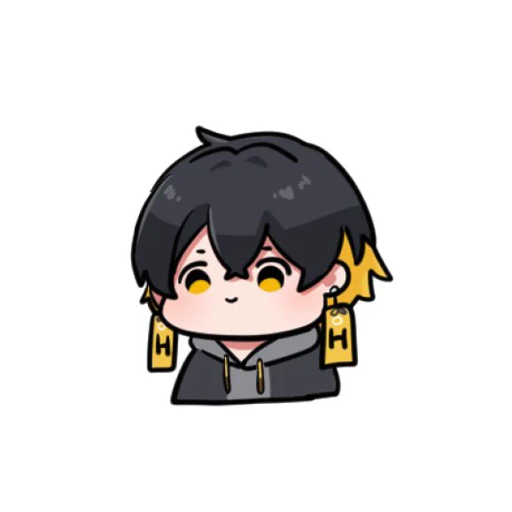 I'm thinking about Fuma's H earring
フマのHイヤリング考えてなう 