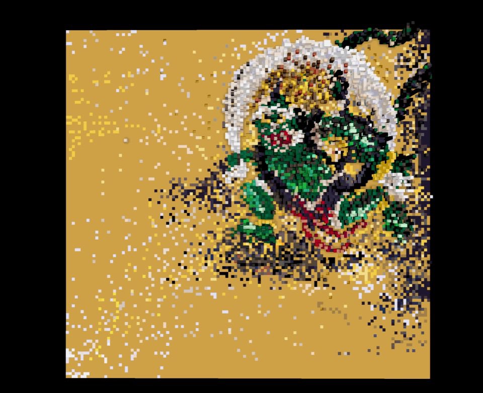 ipponsen_NFT's tweet image. 【風神雷神図屏風】　#giveaway　

96色全色使用し描いた111,000BOXの作品、表裏に描いてあり、ゆっくり回るものを１名に #HEXANET のエアドロ機能で🎁

1️⃣これと固定ページにRT

2️⃣私が作ったら面白そうな作品をリプ欄に🐯ピン‼️と来た方にプレゼント

3️⃣締切　3/21　20時

#voxelart #voxel