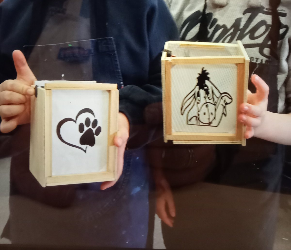 AshTagDT's tweet photo. Taunton school Saturday morning enrichment group create night lights using CAD/CAM https://t.co/qK3GxZuz19