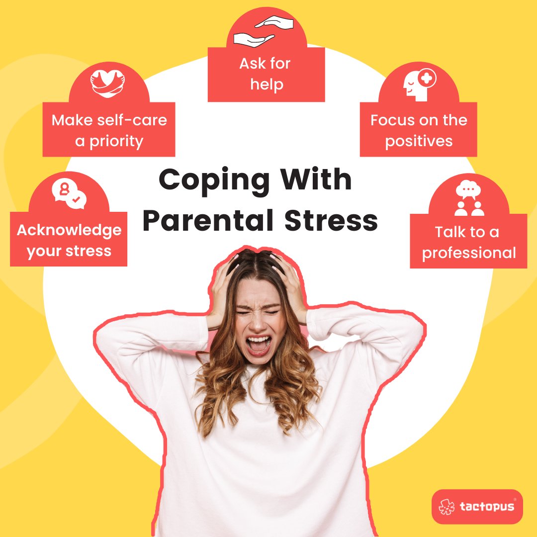 If as a parent, you feel overworked, tired and desperately in need of a break, you aren’t alone. 
As new parents, you may experience anxiety as you learn to care for your infant. 
Here are some ways to deal with parenting stress 

#Wellness #Inclusion #Parenting  #Stress #Anxiety