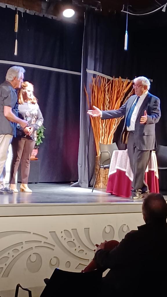 Inauguración del XXII  Certamen Ana María Vidal de Brunete con la obra "El libro negro". Los actores del Grupo Teatral Norma XXIII sedujeron al público con una brillante actuación.