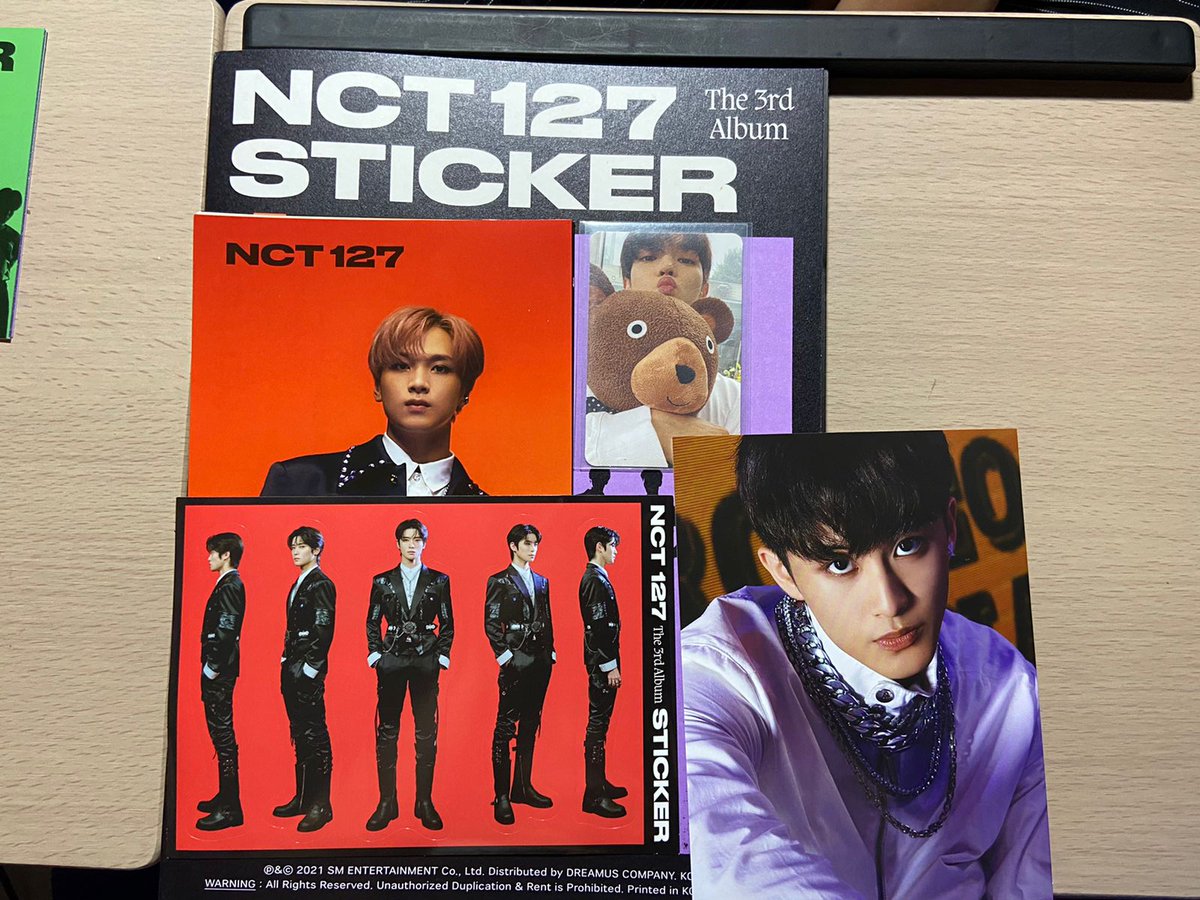 flowersnowie's tweet photo. [HELP RT] 
🛒WTS // Want To Sale 

NCT 127-Sticker Ver Unsealed Album + PC
• Taeyong Sticker.Ver (Boneka) /310k
• Jungwoo Sticker.ver (Teropong) /305k

✅Good Condition
All Payment (Bisa oren) 
✅Bisa DP (offer di dm) 
❌Hit n Run

dom JATIM

tag. wts wtb wta wto album unsealed https://t.co/zuPvCljXZO