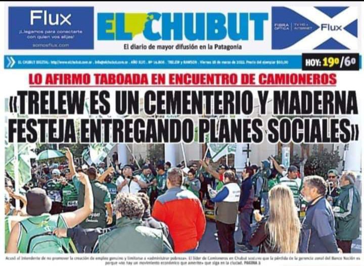 Alguna Duda?
Y con Plata de los Contribuyentes de #Trelew repartiendo subsidios en las localidades vecinas..