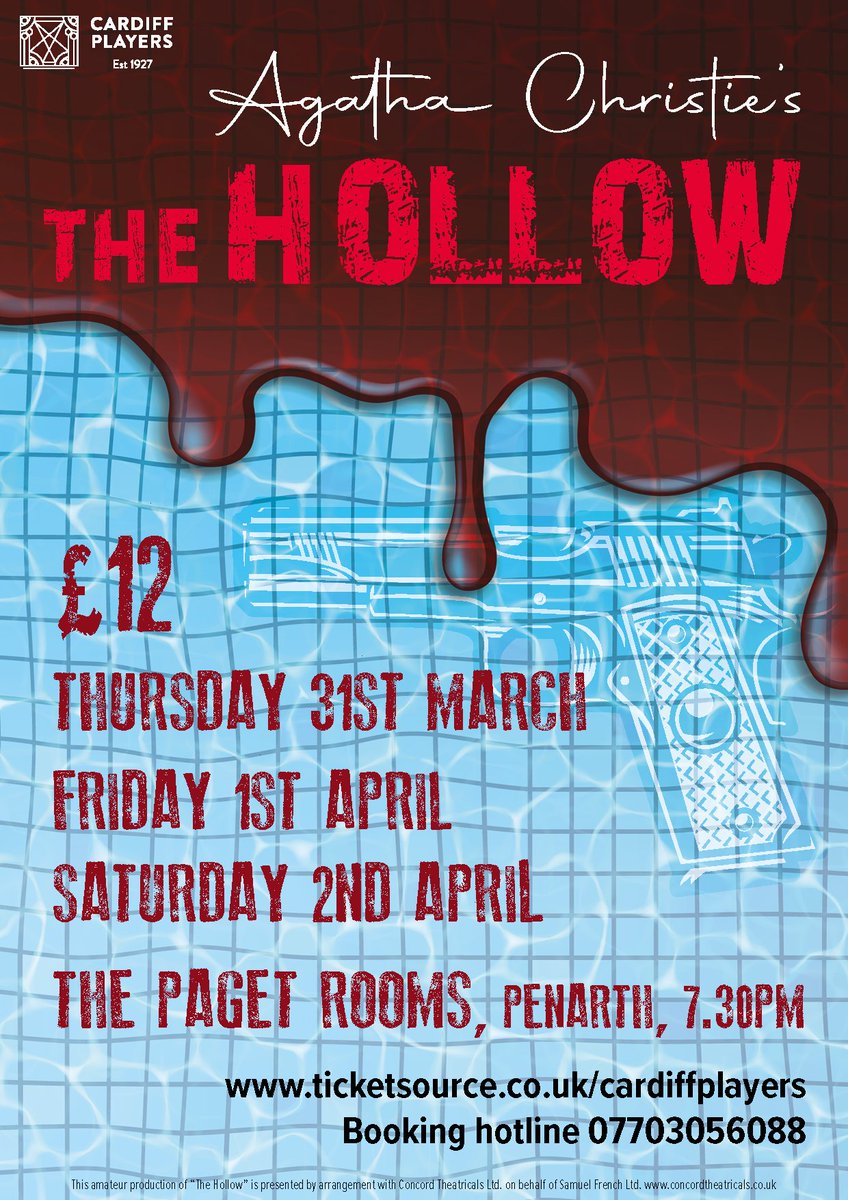 CardiffPlayers's tweet photo. ⏰️ Less than two weeks to go! ⏰️

Book online at https://t.co/6t2hD4DZLz or cash on the door! #Penarth #Theatre #WhatsOnWales #WhatsOnCardiff https://t.co/OJCVEIvZMM