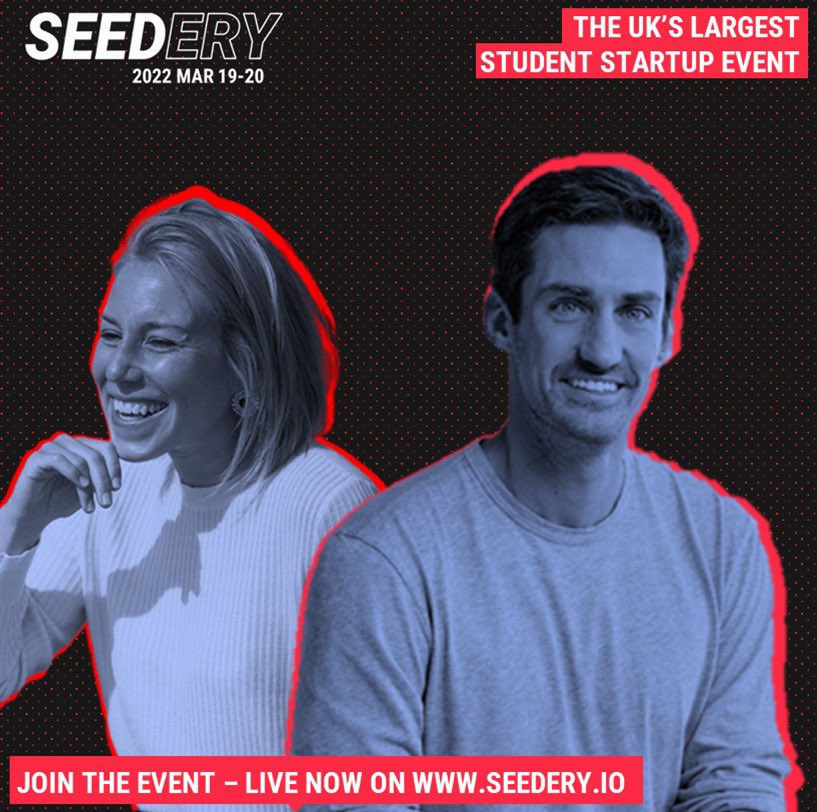 🤟🏼 <a href="/ophelia_brown/">ophelia</a> of <a href="/blossomcap/">Blossom Capital</a> and <a href="/GuillaumePousaz/">Guillaume Pousaz</a> of <a href="/Checkout/">Checkout.com</a> are going live now! 

Hear how Guillaume went from surfing to founding one of Europe’s most iconic startups and how Ophelia consistently backs the most exciting founders across the continent! 

🔴 LIVE NOW