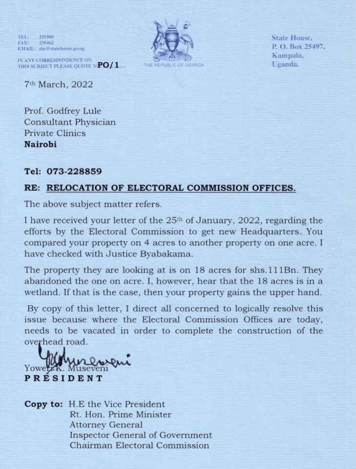 Mr M7’s hand will now be found in, nearly, every government procurement, however small!

He’s the gateway of the Junta Mafia networks that have sucked Uganda dry!
We must put an end to this.
That’s why...🟥