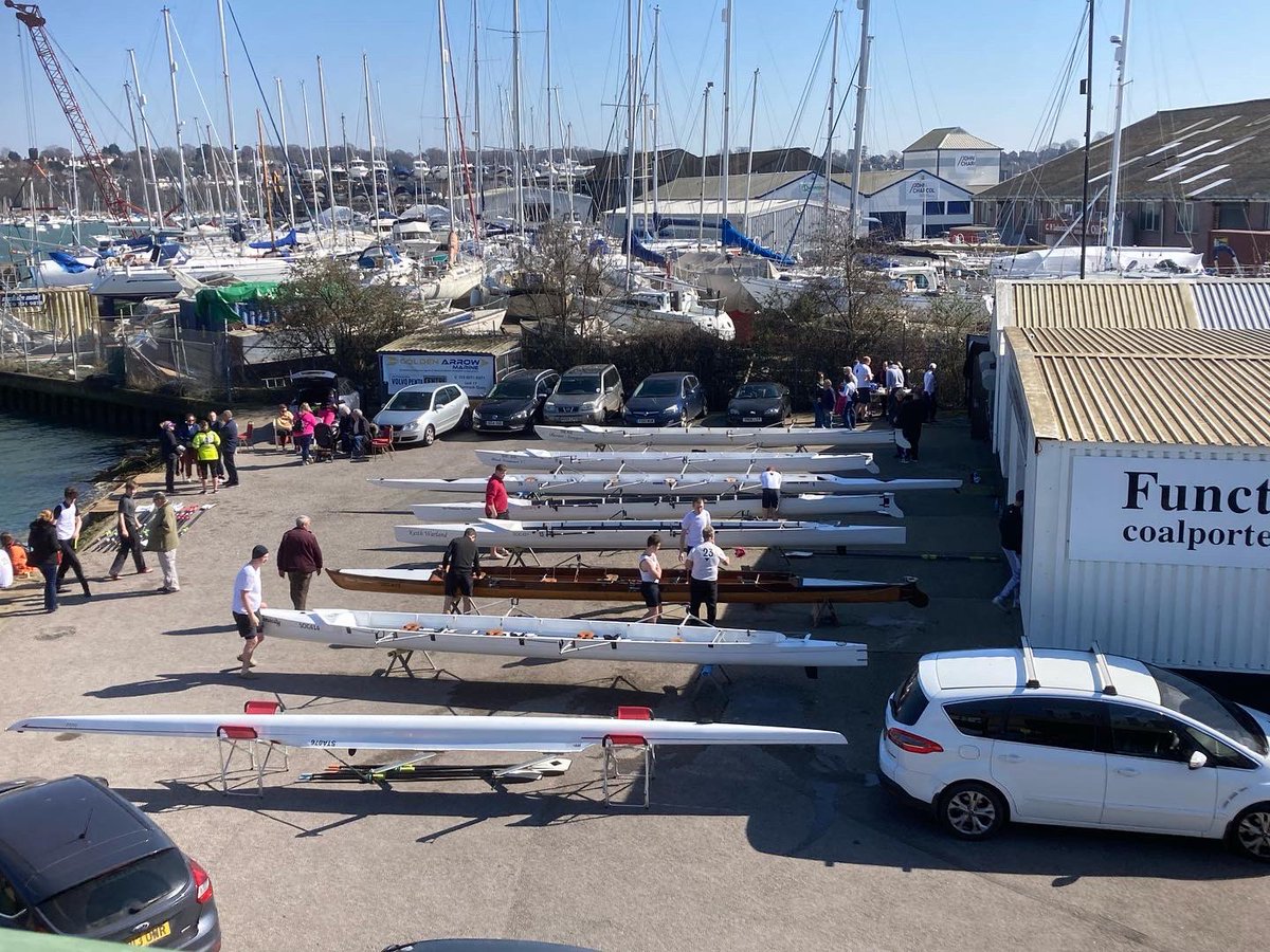 coaliesrowing's tweet photo. Plenty of Coalporters crews boating for BTC head today. Massive congratulations to Southampton for making the final 4 for the city of culture bid. We turn 150 in 2025! @southampton2025 #makeitso #so25 https://t.co/Z5xE3t7EpR