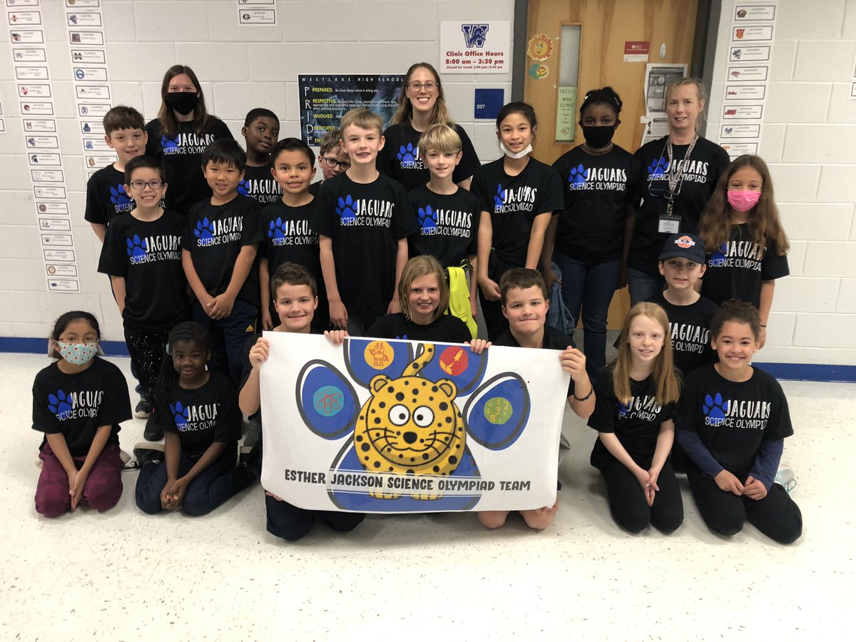 Ms. Hannan (@hannancailin) on Twitter photo Good luck to our <a href="/EJJaguars/">Esther Jackson Elem</a> at the <a href="/FultonCoSchools/">FultonCountySchools</a> #ScienceOlympiad today! Good luck to our <a href="/EJJaguars/">Esther Jackson Elem</a> at the <a href="/FultonCoSchools/">FultonCountySchools</a> #ScienceOlympiad today!