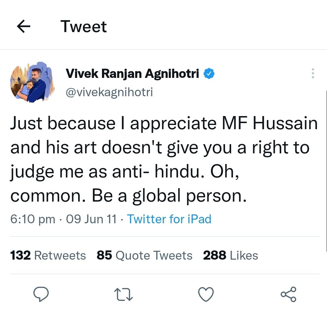 srimonu's tweet photo. @vivekagnihotri Sir, this is just to remind you, your previous "GLOBAL' thoughts. Thank You https://t.co/Saz8wVwS71