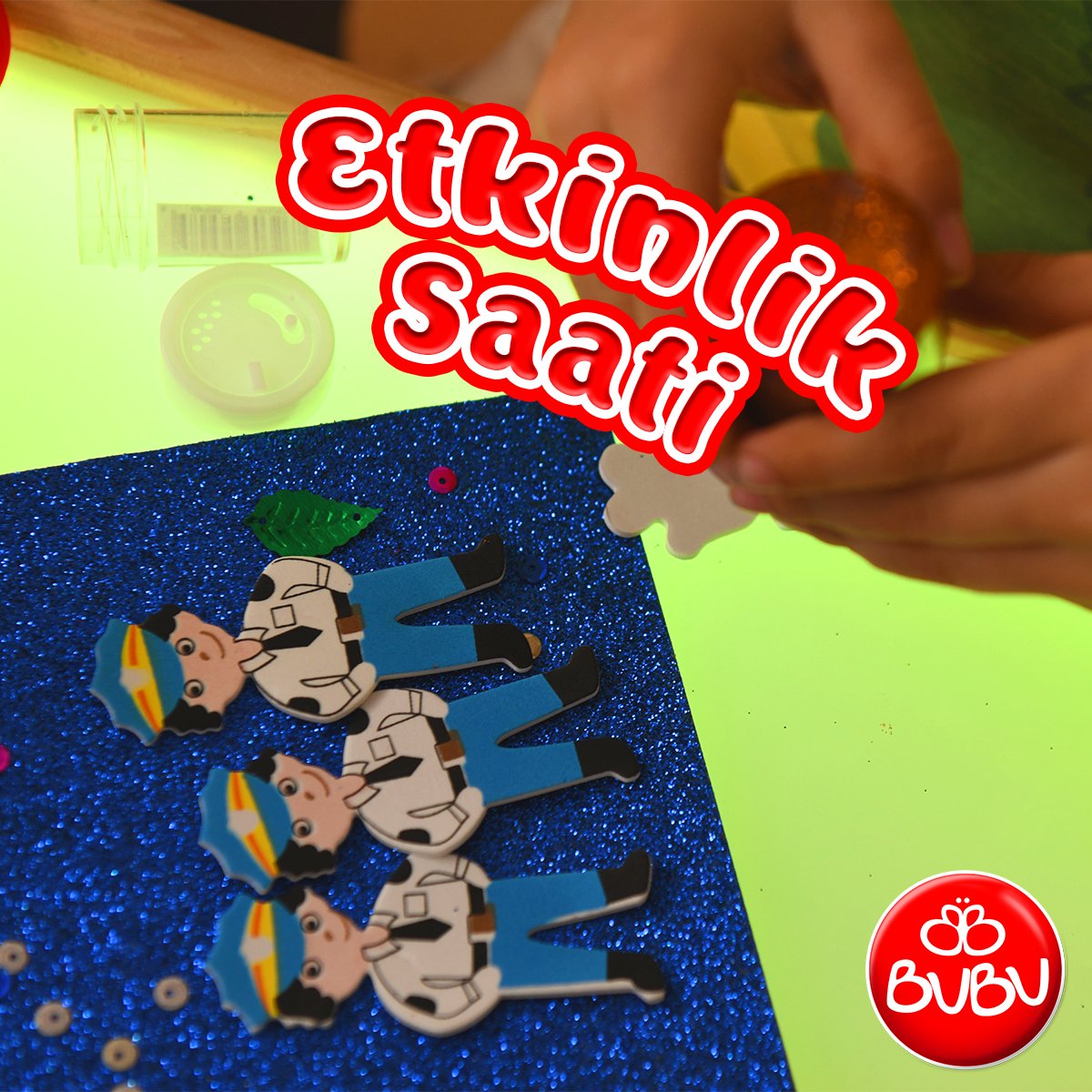 Hafta sonuna biraz ışıltı katmaya ne dersin? Hadi BUBU Sim ile yeteneğini konuştur!

#BubuCocuk #Parıltı #Sim #HaftaSonu #Etkinlik #EtkinlikSaati