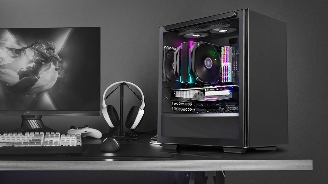 Deepcoolglobal's tweet image. In a world of black and white, only #AS500PLUS still shines.

#deepcool #gamer #pcgamer #pcgaming #gamingcommunity #gamerlife #pcsetup