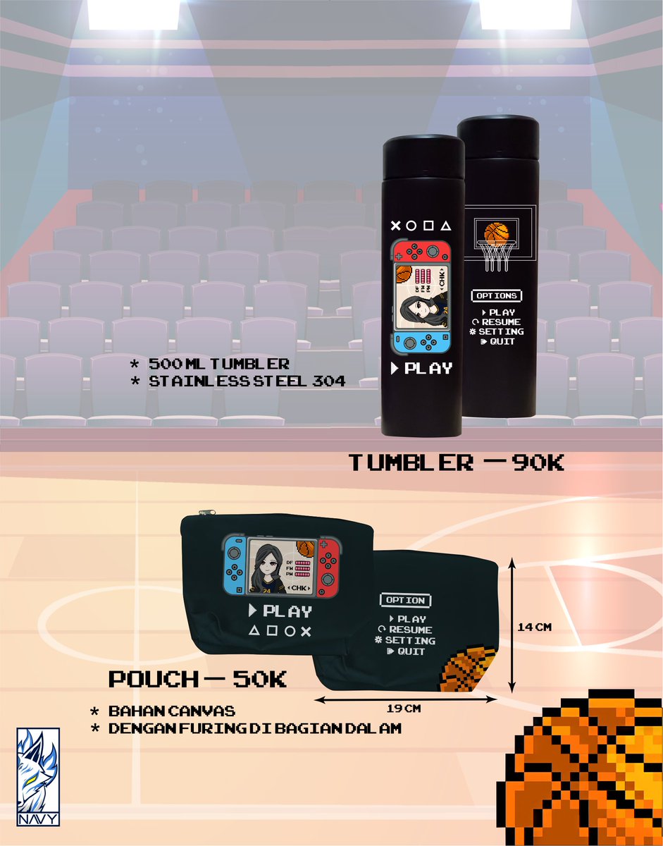NAVY_INA's tweet photo. Berikut adalah detail dari merch #AreYouReadyToPlay mohon perhatikan size chart, bahan, dan spesifikasi merchnya di gambar yang tertera. https://t.co/yNEaNcDnDr