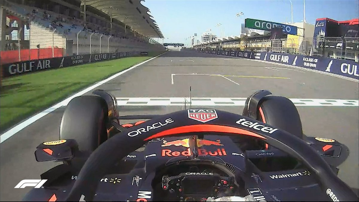 F1's tweet photo. 🏁 END OF FP3 - TOP 10 🏁

1 VER 📸
2 LEC
3 PER
4 RUS
5 SAI
6 HAM
7 MAG
8 BOT
9 ZHO
10 STR

#BahrainGP #F1 https://t.co/z1oqB5C28z