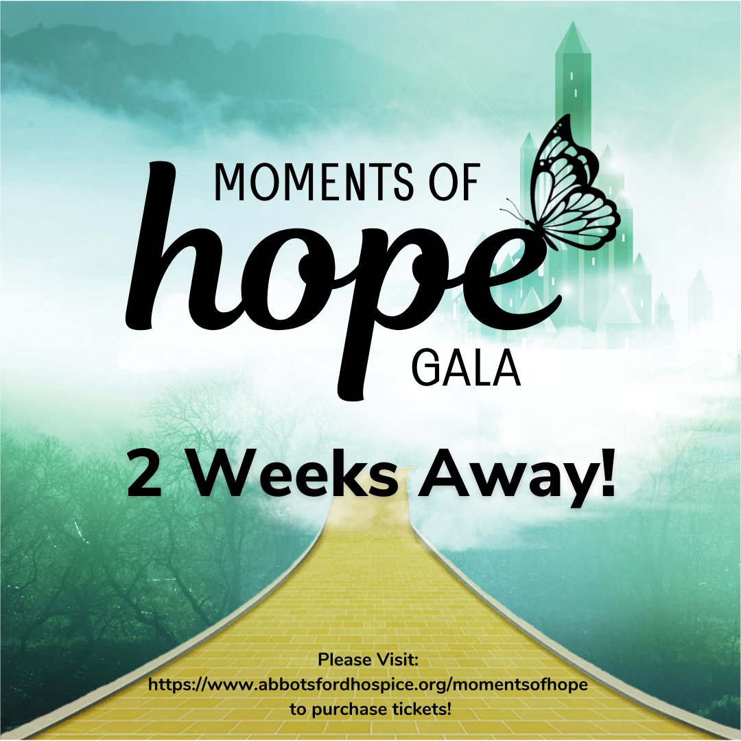 AbbyHospice's tweet photo. Our Moments of Hope Gala is now only 2 weeks away, happening on April 2, 2022. This is our biggest fundraiser of the year! Get your tickets https://t.co/AYSATHlvmS ⁠
.⁠
.⁠
.⁠
#momentsofhope #gala2022 #AHSgala #abbyhospice #abbotsfordhospicesociety #hospicecare #hospice https://t.co/iycLPtWFw5