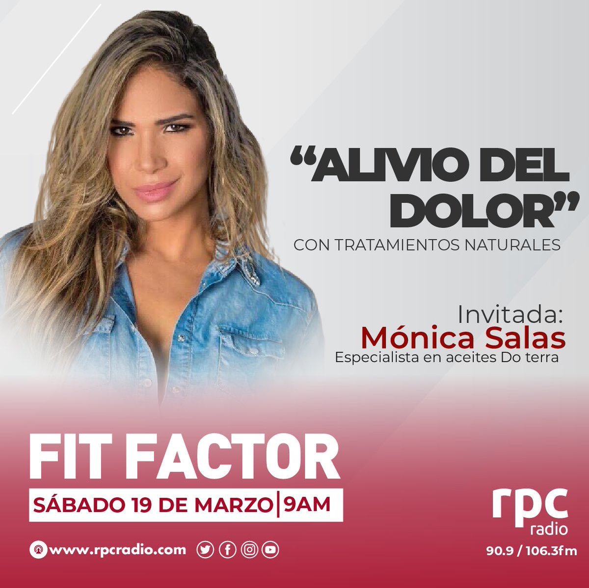 FitFactorPty's tweet photo. Acompáñanos hoy en #fitfactorradio por @rpc_radio 90.9 junto a @MandySealey  9am https://t.co/REyeuvHdVr