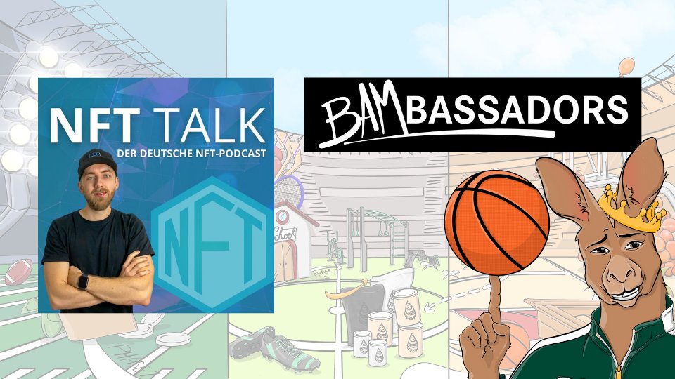 BAMbassadorsNFT's tweet photo. Our founder @reenelbombero was guest at the newest episode of the "#NFT Talk #Podcast" by host @viktorfoos to talk about the #BAMbassadors. It´s german, hope you Champs like it:
https://t.co/3o1c0ctx6W
💙
Yet Goldlist spots are available in our Discord...
#NFTs #sports #BAM https://t.co/M80fpji6sz