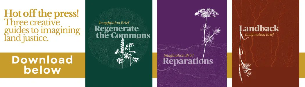 "Imagine #landjustice futures with us! This three-part series will take readers on an introductory tour through the themes of #Landback, land reparations, regenerative stewardship and collective ownership."

#NowReading via <a href="/NunsAndNones/">Nuns & Nones</a> 📖🌱  bit.ly/37IorP8