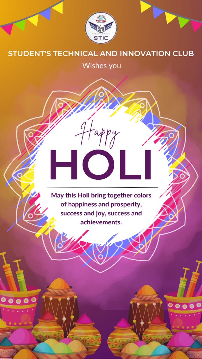 STIC_Medicaps's tweet photo. #HoliFestival2022 https://t.co/fhxHmfGD3b