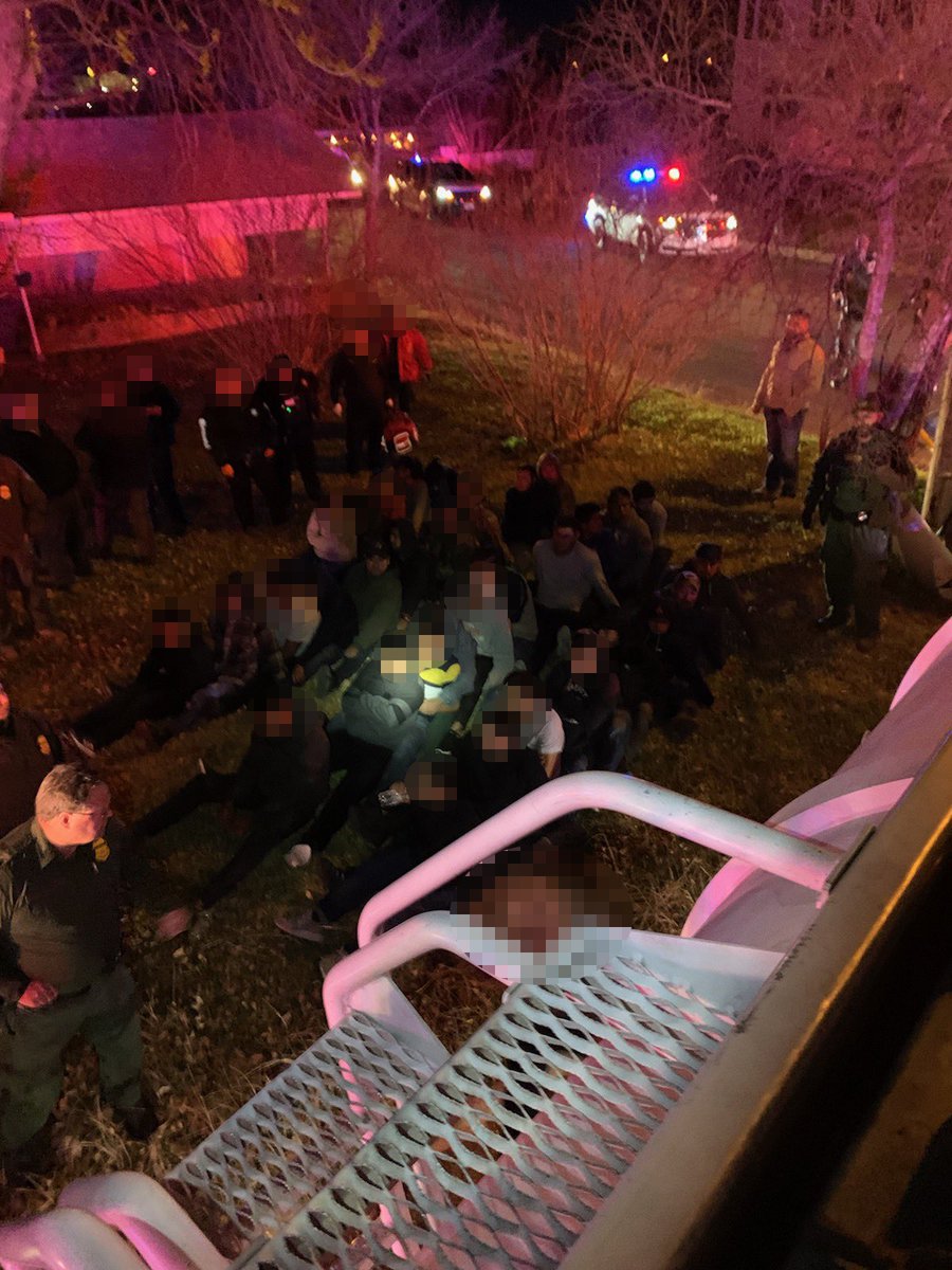 USBPChiefLRT's tweet photo. Laredo Sector Agents rescue almost 200 undocumented individuals in 3 smuggling attempts in Laredo, Texas within 36 hours.
The smuggling scams resulted in 193 undocumented individuals being rescued. All subjects had no legal documentation to remain in the United States legally. https://t.co/qUkFEcNWV3