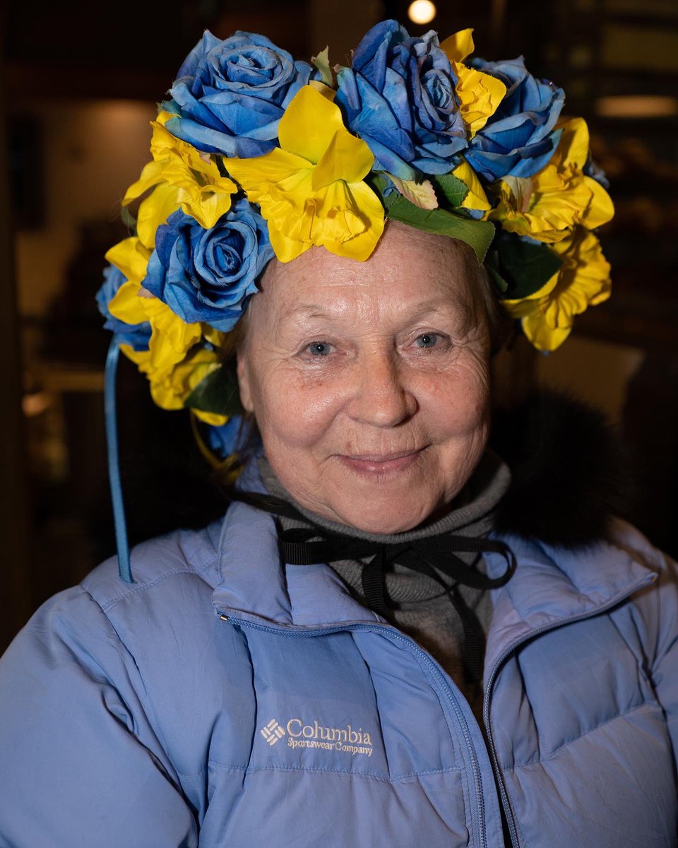 Spent the last two weeks in my Poland helping Ukrainian refugees as much as we can. Sasha, Ukrainian American and I.
Took these portraits of women at the Warsaw Central Station to show Ukrainian beauty in spite of all the bloody images. 
#StandWithUkriane #withUkraine