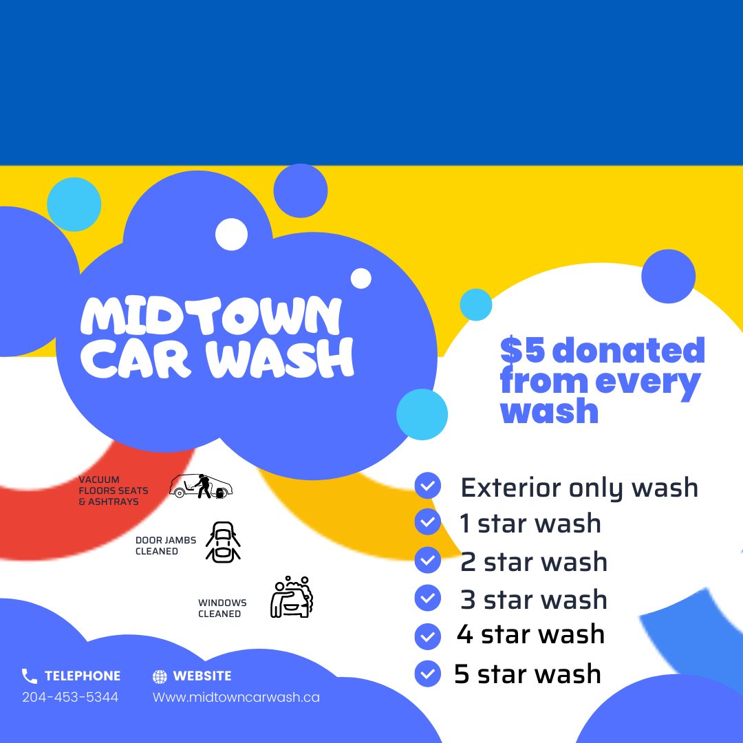 Clean up for a good cause! Join us on in supporting Ukraine. We will be donating $5 from every car wash to the Red Cross Ukraine Humanitarian Crisis Appeal. 

Our hearts go out to all those effected by the atrocities being committed. We stand with Ukraine 💙💛
#westandwithukraine
