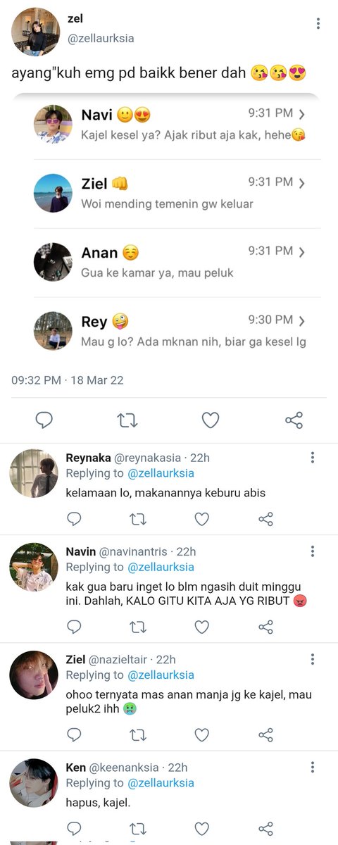 "Gua kakaknya"

00l nct dream one tweet au