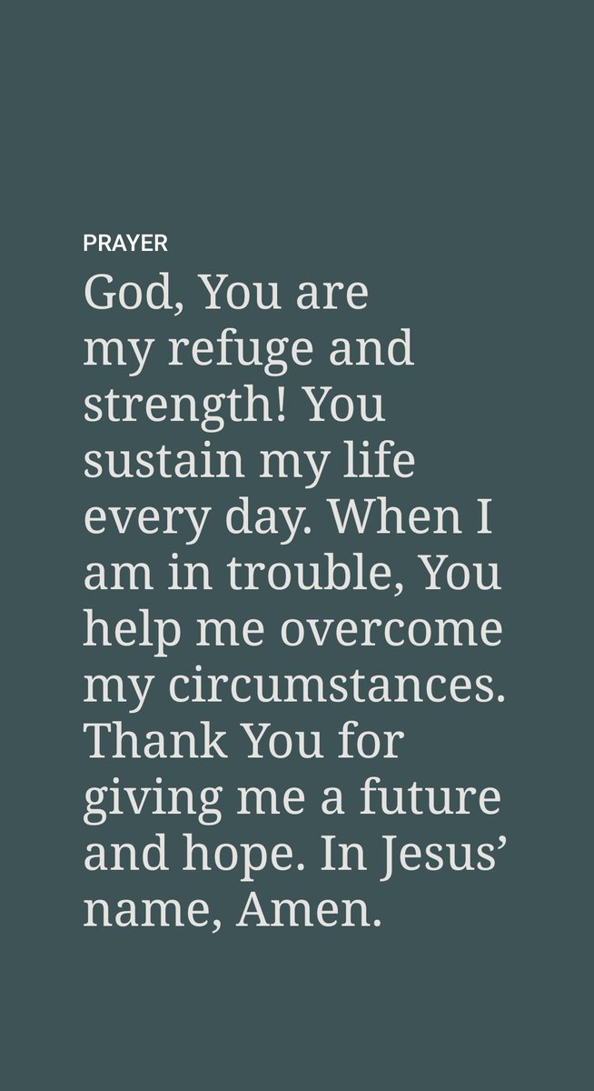Vets4Worship's tweet photo. Worship filling Functions (WfFs)
Command & Control, Leadership, Information, Intelligence, Movement & Maneuver, Fire, Sustainment, & Protection
๐๐ป Prayer of the Day ๐๐ป
A Prayer of Thanks for Godโs Strength
#God #myRefuge #myStrength #Yousustain #everyday #introuble #Youhelp https://t.co/0PDKisURd5