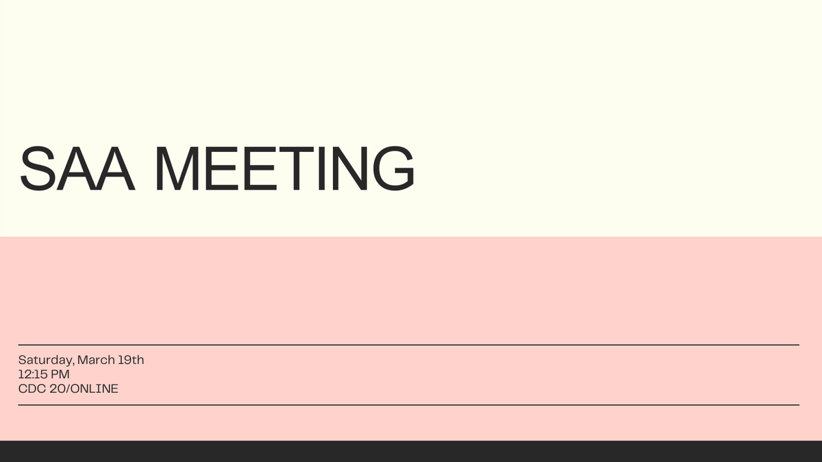 StKatesSAA's tweet photo. We will be having a meeting today! Food will be provided, see you there! https://t.co/uoC5ghCvEn