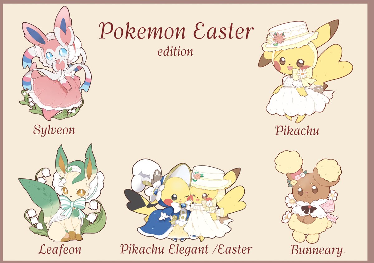 In store i add more designs for preorders
Pokemon easter version  charms and wooden pin
Pokemon unite skins acrylic keychain and stand

#pokemon #PokemonUNITE #lucario #sylveon #gardevoir #leafeon #bunneary #pikachu #wigglytuff 