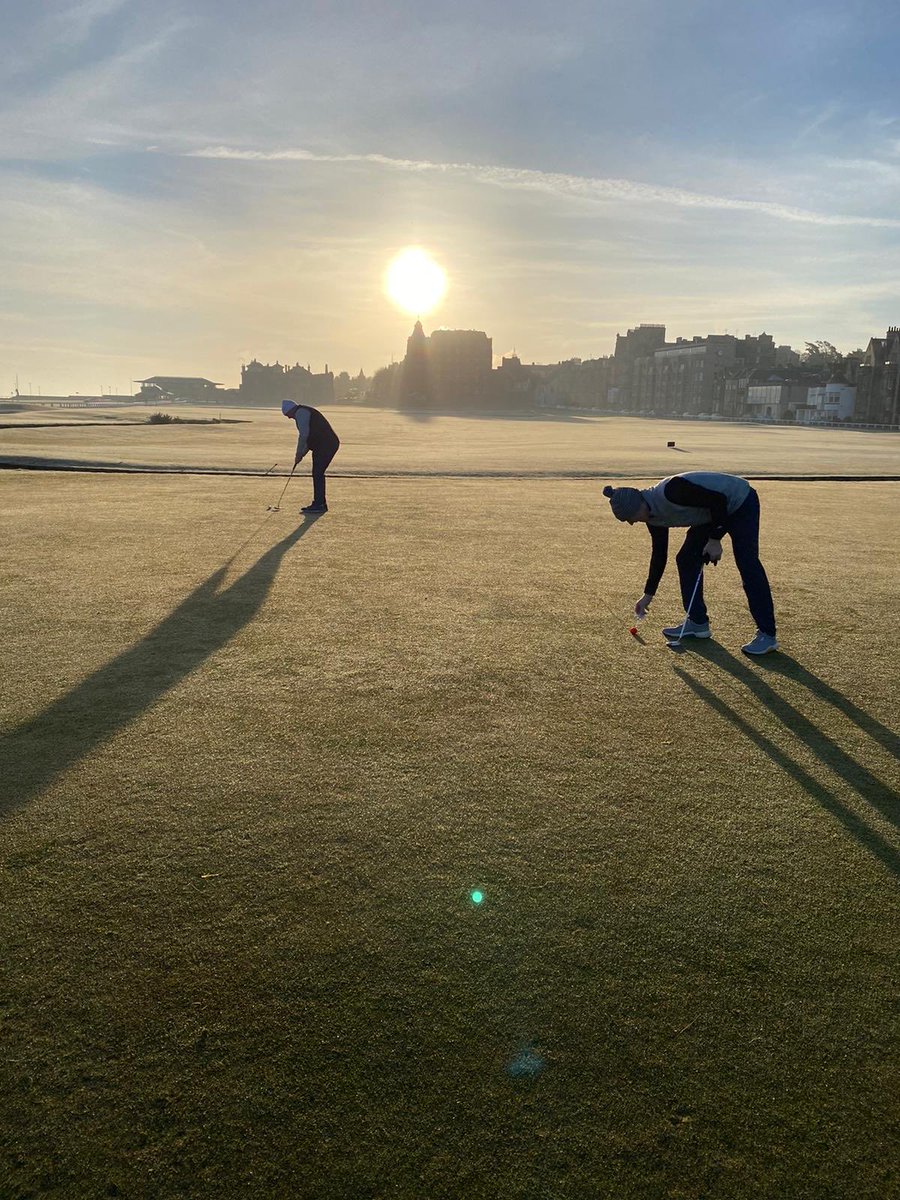 First out on The Old Course this morning, as you do ⁦
#HomeOfGolf