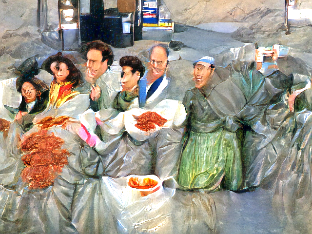 the cast of seinfeld making kimchi