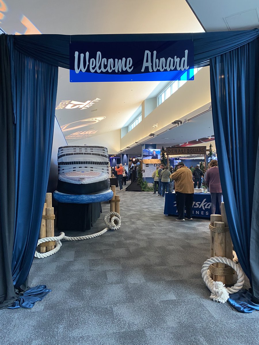 HALcruises's tweet image. Good morning from the Alaska Cruise and Travel Show!! We’re so excited to be here and show everyone all you can do in the Great Land! Follow along for some fun! #welovealaska #halcruises @PortofSeattle