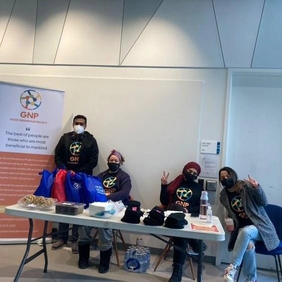 YWPVaccine's tweet photo. Come out to Artscape Weston Common to join the @TOPublicHealth and @Good_Neighbour_ teams for a vaccine clinic today from 12pm-5pm! Treats and giveaways available too! 

#ywpgetsvaccinated https://t.co/KfefJqkD05